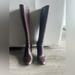 Gucci Shoes | Gucci Stunning 3 1/4” Heeled Boots Embossed Gg/All Leather Size 10 | Color: Brown | Size: 10