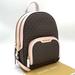 Michael Kors Bags | Michael Kors Medium Jaycee Zip Packet Backpack | Color: Brown/Pink | Size: Os