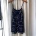 American Eagle Outfitters Dresses | American Eagle Outfitters Very Rare Women’s Lace Navy Blue Beaded & Sequin Dress | Color: Blue | Size: Xs