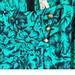 Anthropologie Dresses | Anthropologie Maeve Teal Floral Shift Dress With Brass Button Detail - Size 4 | Color: Blue/Green | Size: 4