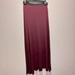 Free People Skirts | Free People Maxi Skirt With Slit | Color: Purple | Size: Xs