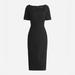 J. Crew Dresses | J Crew Nwt Squareneck Sheath Dress In Stretch Linen Blend Item Bi710 | Color: Black | Size: Various