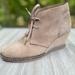 J. Crew Shoes | J. Crew Suede Bootie Size 8 | Color: Tan | Size: 8