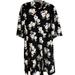 Kate Spade New York Dresses | Kate Spade Dress Sz 12 New York Posy Floral Swing Black Whimsies Pink | Color: Black/Pink | Size: 12