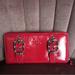 Coach Bags | Beautiful Coach Patient Leather Wallet. New With Tags. | Color: Red | Size: Os