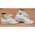 Converse Shoes | Converse Chuck Taylor All Star High Lugged White Hightop Sneakers Size 9 571211c | Color: White | Size: 9