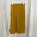 Anthropologie Skirts | Anthropologie Velvet Midi Skirt | Color: Gold | Size: S