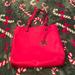 Michael Kors Bags | Euc Michael Kors Red Tote Bag | Color: Red | Size: 13” Wide 14” Deep