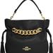 Coach Bags | Coach Women's Andy Leather Tassle Crossbody Bag Handbag - Black | Color: Black | Size: Os