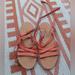 J. Crew Shoes | J.Crew Strappy Sandals 9 | Color: Orange | Size: 9