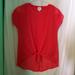 Disney Shirts & Tops | Disney D Signed Top | Color: Pink/Red/Tan | Size: Lg