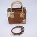 Michael Kors Bags | Michael Kors Satchel Shoulder Bag Purse Logo Pebble Leather Gold | Color: Gold | Size: Os