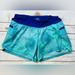 Athleta Bottoms | Athleta Girl Blue Green Palm Print Shorts Size 8 10 | Color: Blue/Green | Size: 8g