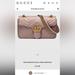 Gucci Bags | Gucci Gg Marmont Small Shoulder Bag In Dusty Pink Leather | Color: Cream/Gold | Size: Os