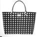 Kate Spade Bags | Kate Spade Black & White Basket Weave Woven Tote/Beach Bag Nwot | Color: Black/White | Size: 17” X 14” X 4.5”