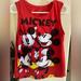 Disney Tops | Disney : Mickey Mouse Junior’s Tank Top , Size Xl , Gently Used | Color: Black/Red | Size: Xl