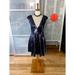 Free People Dresses | Free People Dance Til Dawn Mesh & Sequin Dress | Color: Black/Blue | Size: M