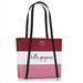 Kate Spade Bags | Clinique X Kate Spade New York Tote Bag | Color: Pink/White | Size: Os