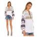 Free People Sweaters | Free People Cozy Cottage White Pullover Sweater Half Zip Thermal Size Medium New | Color: White | Size: M