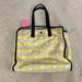 Kate Spade Bags | Kate Spade Tote Nwt Morley Large Handbag Frozen Lilac Printed Zip Nylon Travel | Color: Black/Yellow | Size: Os