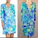 Lilly Pulitzer Dresses | Lilly Pulitzer Riva Dress In Wade And Sea Print | Color: Blue/Green | Size: Xxs
