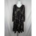 Lularoe Dresses | Lularoe Emily Tie Dye Swing Dress Size Xs New | Color: Black/Gray | Size: Xs