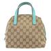 Gucci Bags | Gucci Gg Handbag Beige Blue 69816 | Color: Blue | Size: Os