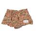 American Eagle Outfitters Shorts | American Eagle Outfitters Shorts Womens M Orange Floral Paperbag Style Bottoms | Color: Orange | Size: S