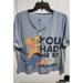 Disney Tops | Disney Winnie The Pooh Hunny Eyeore Xl Pajama Sleep Shirt Top Womens Blue | Color: Blue | Size: Xl