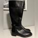 Coach Shoes | Coach Boots. Black Leather. Size 7, Extended Calf. | Color: Black | Size: 7