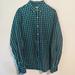 J. Crew Shirts | J. Crew Large Navy Blue Teal Plaid Buttondown Long Sleeve Shirt | Color: Blue/Green | Size: L