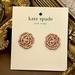 Kate Spade Jewelry | Kate Spade Rose Gold Crystal Rose Earrings | Color: Pink | Size: Os