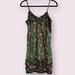 Free People Dresses | Free People Intimately Beaded Slip Dress Green | Color: Green | Size: M