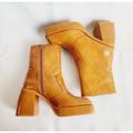 Free People Shoes | Free People Ruby Shine Platform Boot Us 8.5 Eu30 Sedona Gold | Color: Gold | Size: 8.5