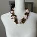 J. Crew Jewelry | J. Crew Confetti Copper Gold Statement Necklace | Color: Brown/Pink | Size: Os