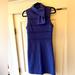 Tory Burch Dresses | Lovely Tory Burch Royal Blue/Purple Wool Dress Xs- Great Condition | Color: Blue/Purple | Size: Xs