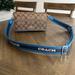 Coach Bags | Coach Crossbody Bag - Almost New. Used Twice. Cobalt Blue/Brown | Color: Blue/Tan | Size: Os