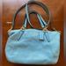 Coach Bags | Coach Light Blue Mini Kelsey Leather Satchel Bag With Matching Coach Wallet | Color: Blue | Size: Os