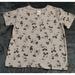 Disney Shirts & Tops | Disney Short Sleeve Gray Large Girls T Shirt With Minnie Mickey Mouse Cartoons | Color: Black | Size: Lg