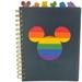 Disney Office | Disney Pride Spiral Tab Journal/Diary/Notebook, Mickey Pride | Color: Red/Yellow | Size: Os