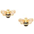 Kate Spade Jewelry | Kate Spade All Abuzz Stone Bee Gold Stud Earrings | Color: Black/Gold | Size: Os