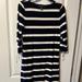 Ralph Lauren Dresses | Lauren Jeans Company Ralph Lauren Blue & White Striped 3/4 Dress Nautical P Xs | Color: Blue/White | Size: Xsp