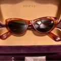 Gucci Accessories | Gucci Cat Eye Gg 3807/S Havana Sunglasses | Color: Brown | Size: Os