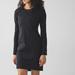 Lululemon Athletica Dresses | Lululemon &Go Where-To Black Long Sleeve Dress Sz 2 | Color: Black | Size: 2