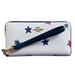 Coach Bags | Coach American Star Print Long Zip Wallet | Color: Blue/White | Size: 7 1/2”L X 4”H X 1”W