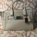 Coach Bags | Coach Swagger Chalk Satchel/Handbag | Color: Cream/Gold | Size: Os