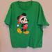 Disney Shirts | Disney Mickey Mouse Christmas Tee Green, Size Xl , Unisex | Color: Green | Size: Xl