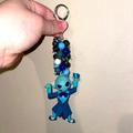 Disney Bags | Disney Haunted Mansion Hitchhiking Ghost Beaded Bag Purse Charm | Color: Black/Blue | Size: Os