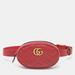 Gucci Bags | Gucci Red Matelasse Leather Gg Marmont Belt Bag | Color: Red | Size: Os