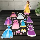 Disney Toys | Melissa & Doug Magnetic Dress-Up Doll Disney Belle | Color: Blue/Yellow | Size: Osg